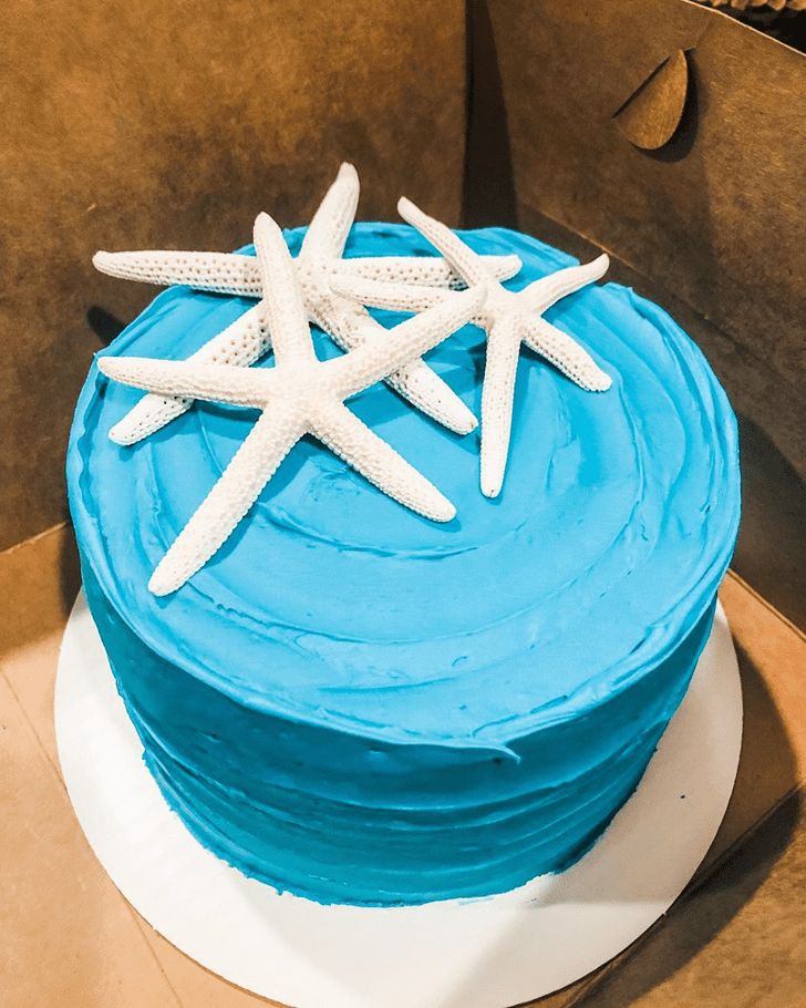 Pretty Starfish Cake