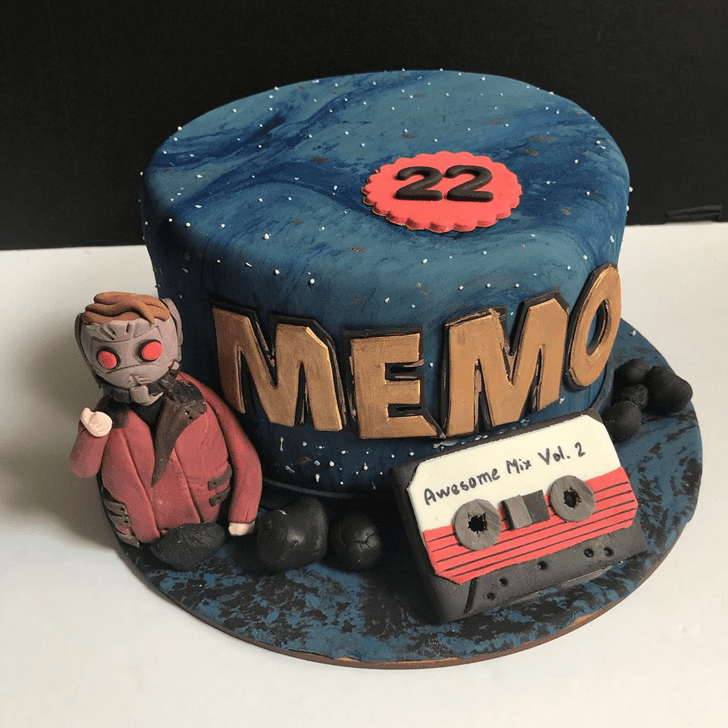 Admirable Star Lord Cake Design