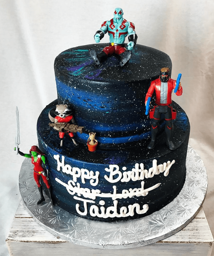 Appealing Star Lord Cake