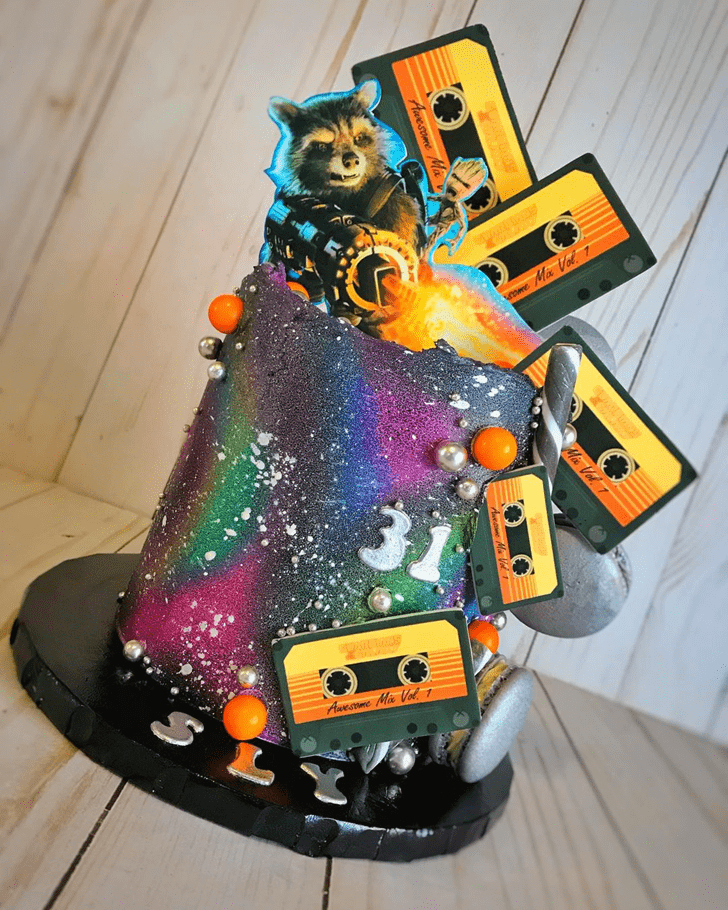Delicate Star Lord Cake