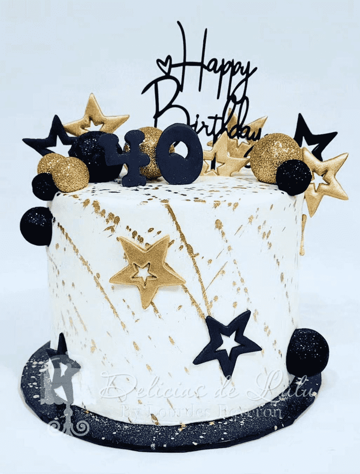Delicate Stars Cake