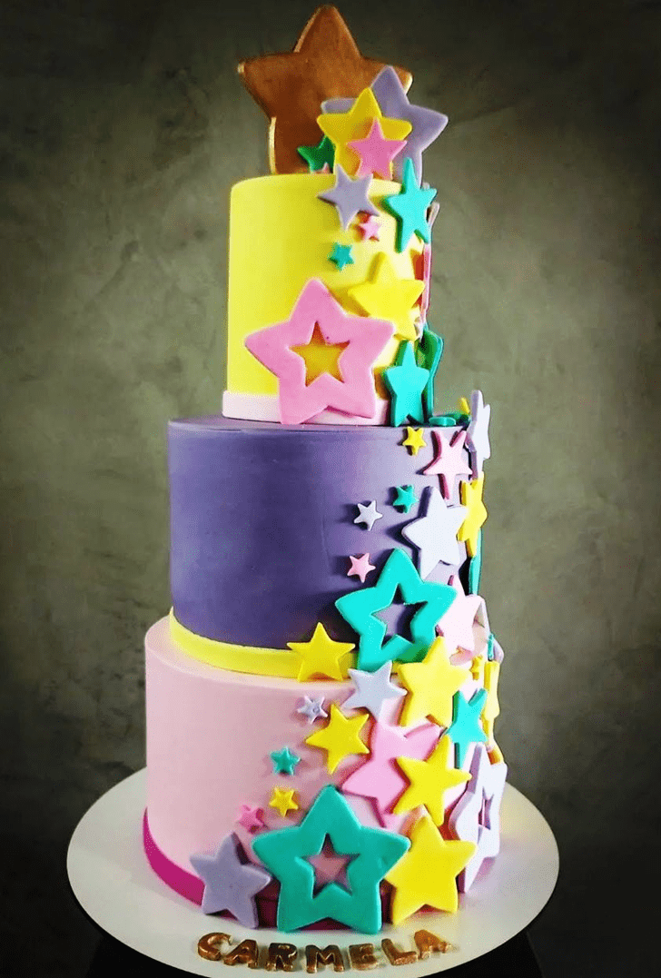 Delightful Stars Cake