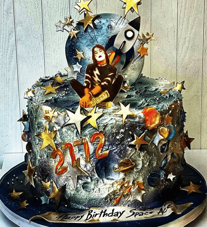 Enthralling Stars Cake