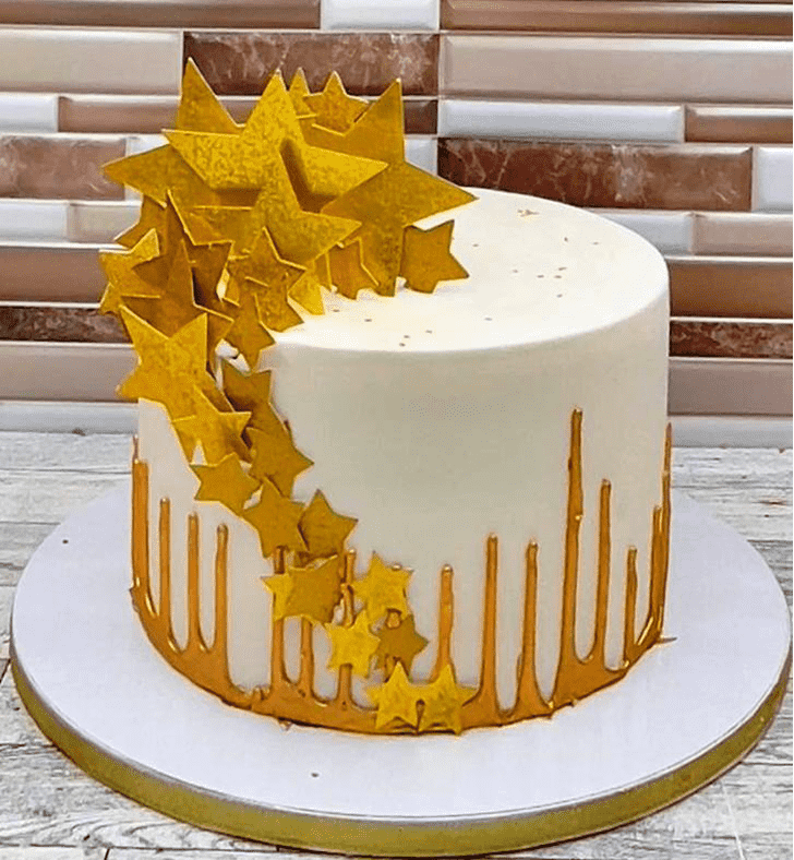 Exquisite Stars Cake