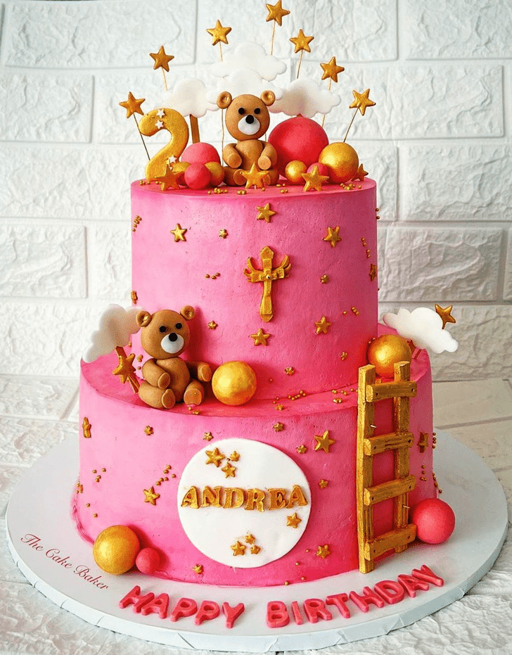 Radiant Stars Cake