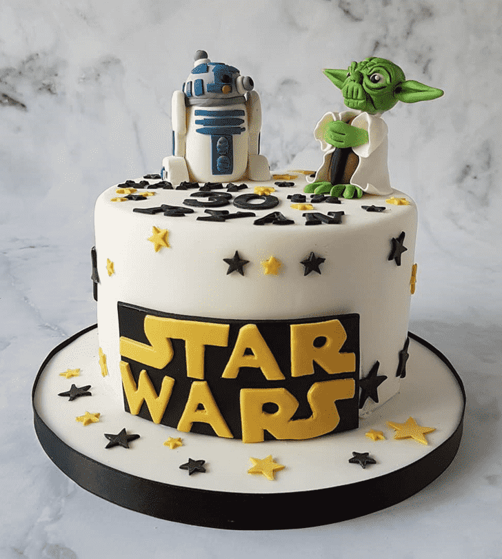 Handsome Star Wars Cake