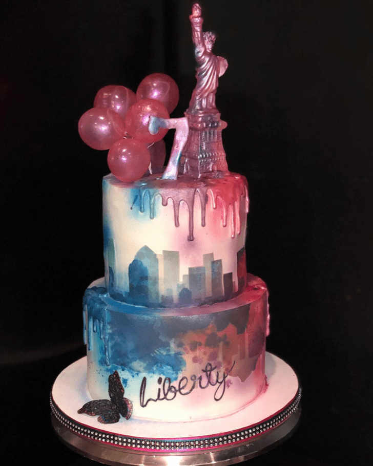 Excellent Statue of Liberty Cake
