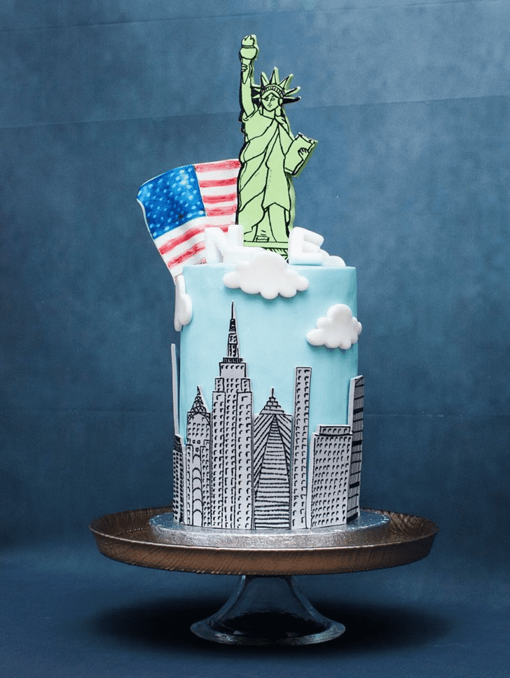 Fair Statue of Liberty Cake