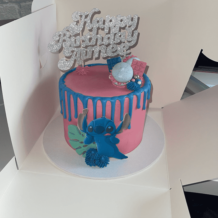 Admirable Stitch Cake Design