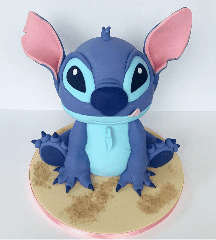 Alluring Stitch Cake