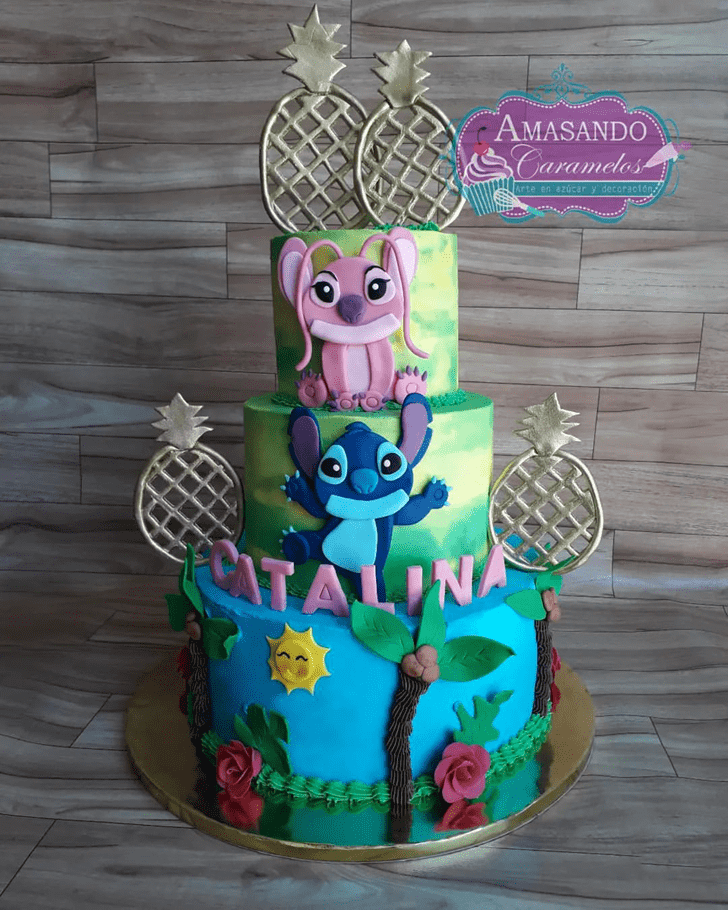 Delightful Stitch Cake