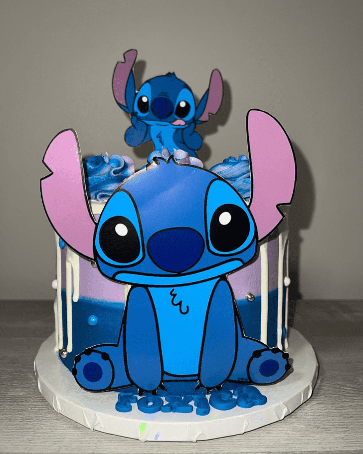 Enthralling Stitch Cake