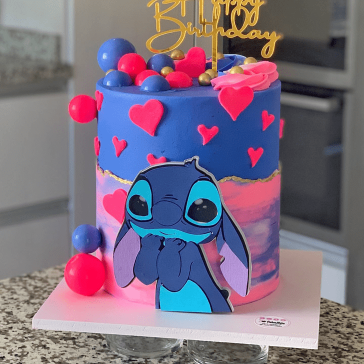 Enticing Stitch Cake