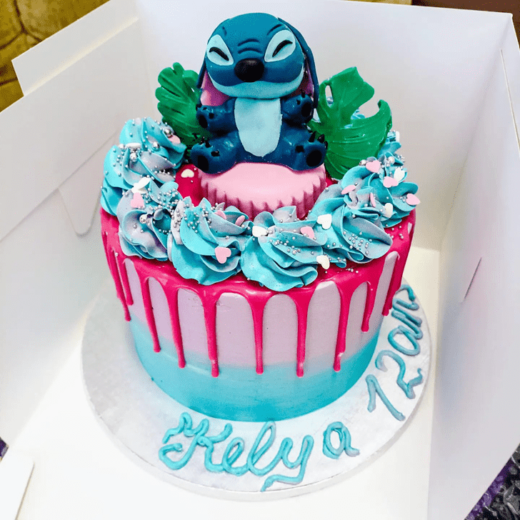 Fascinating Stitch Cake