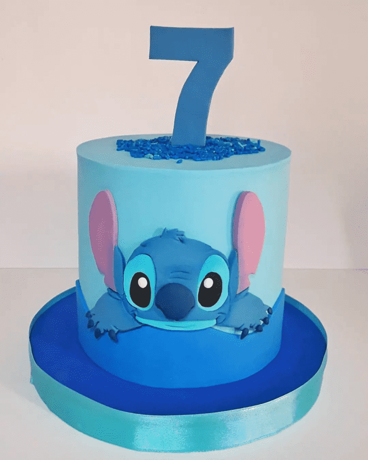 Lovely Stitch Cake Design