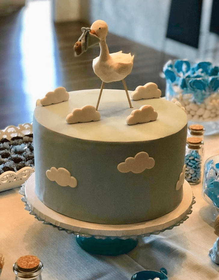 Classy Stork Cake