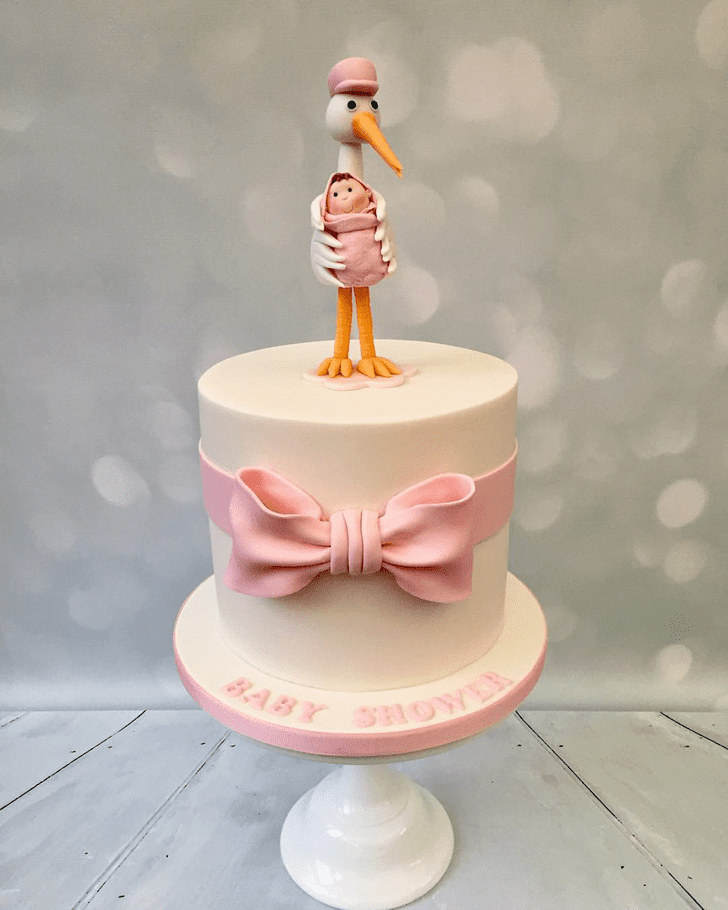 Comely Stork Cake