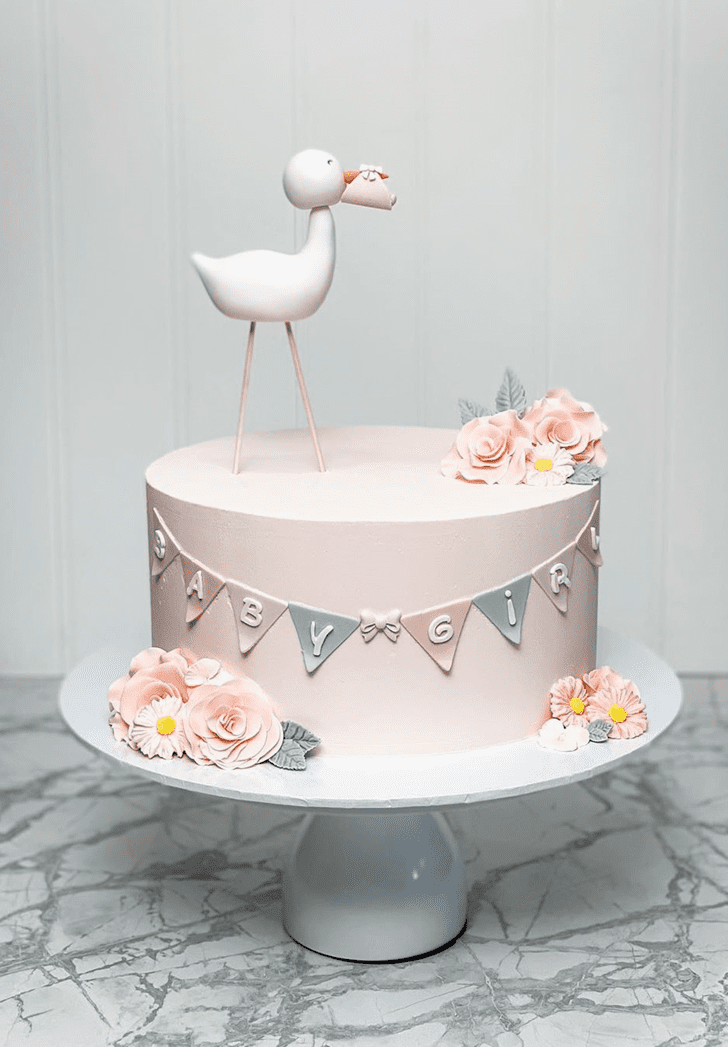 Gorgeous Stork Cake