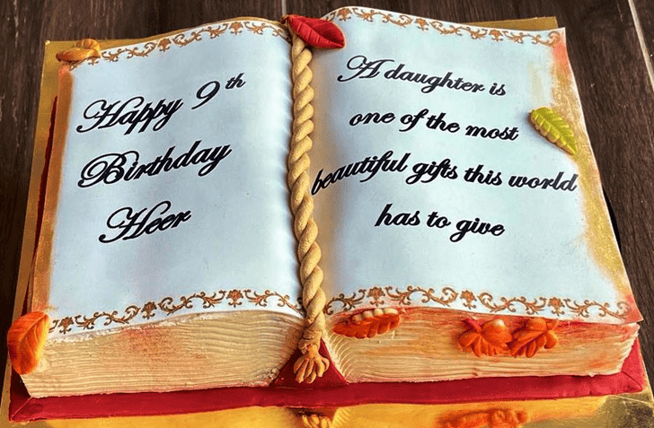 Admirable Story Book Cake Design