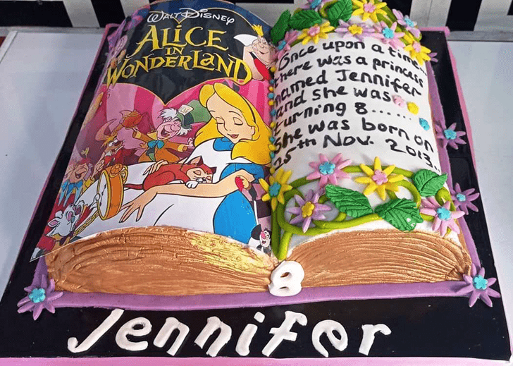 Charming Story Book Cake