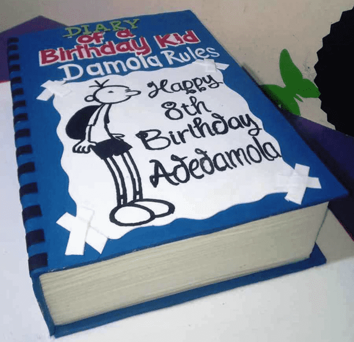 Cute Story Book Cake