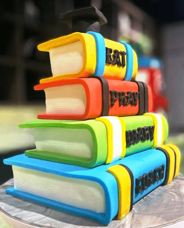 Dazzling Story Book Cake