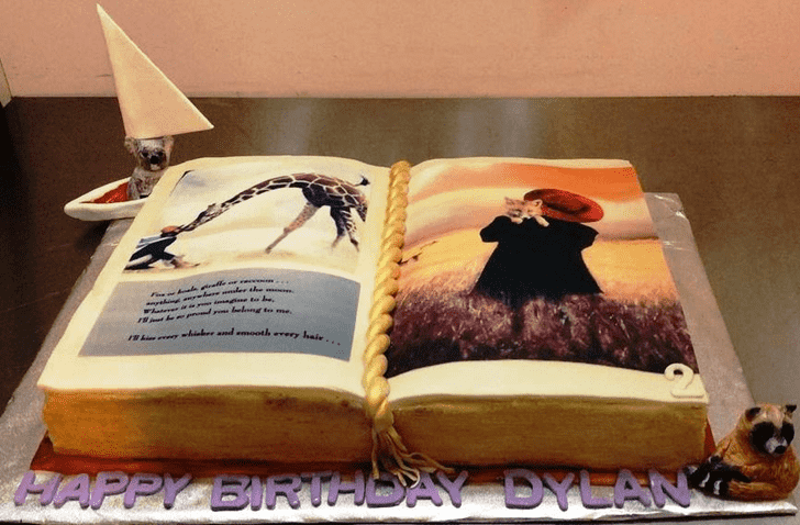 Enticing Story Book Cake