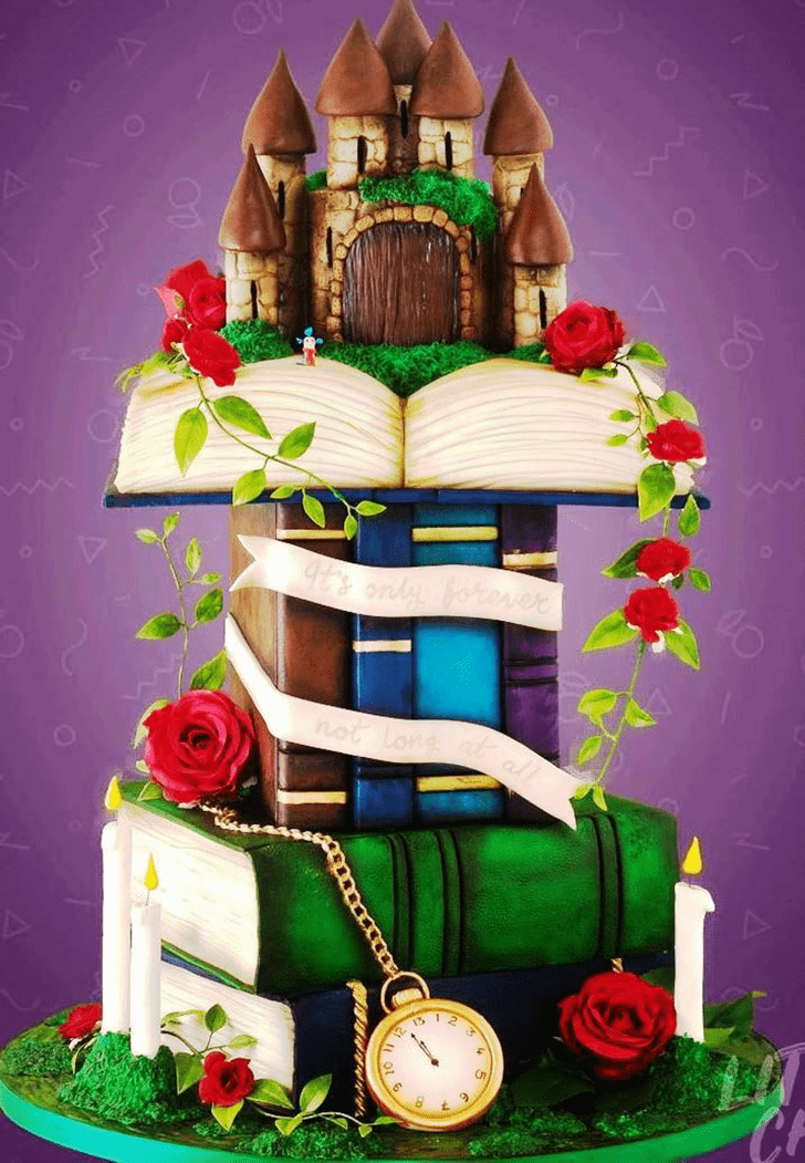 Good Looking Story Book Cake