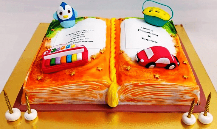 Graceful Story Book Cake