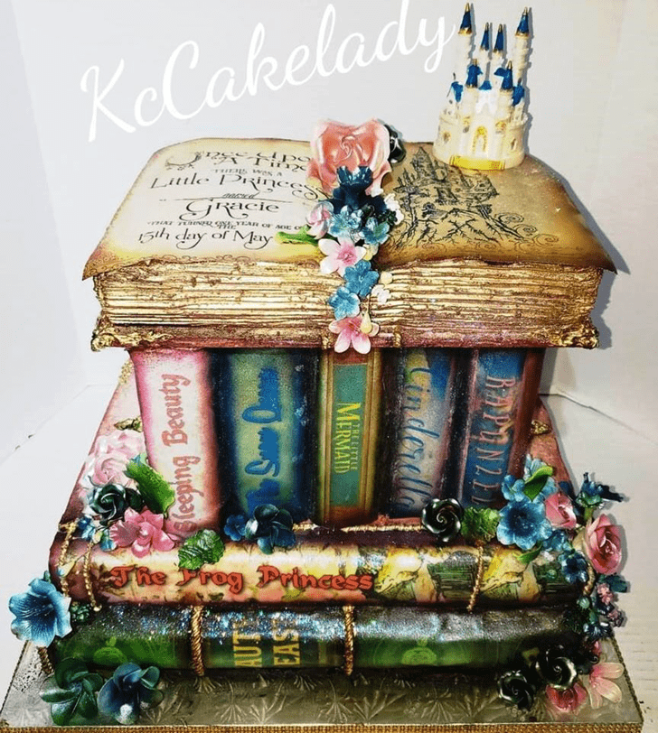 Radiant Story Book Cake