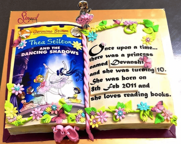 Superb Story Book Cake