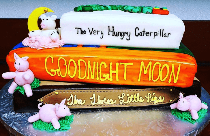 Wonderful Story Book Cake Design