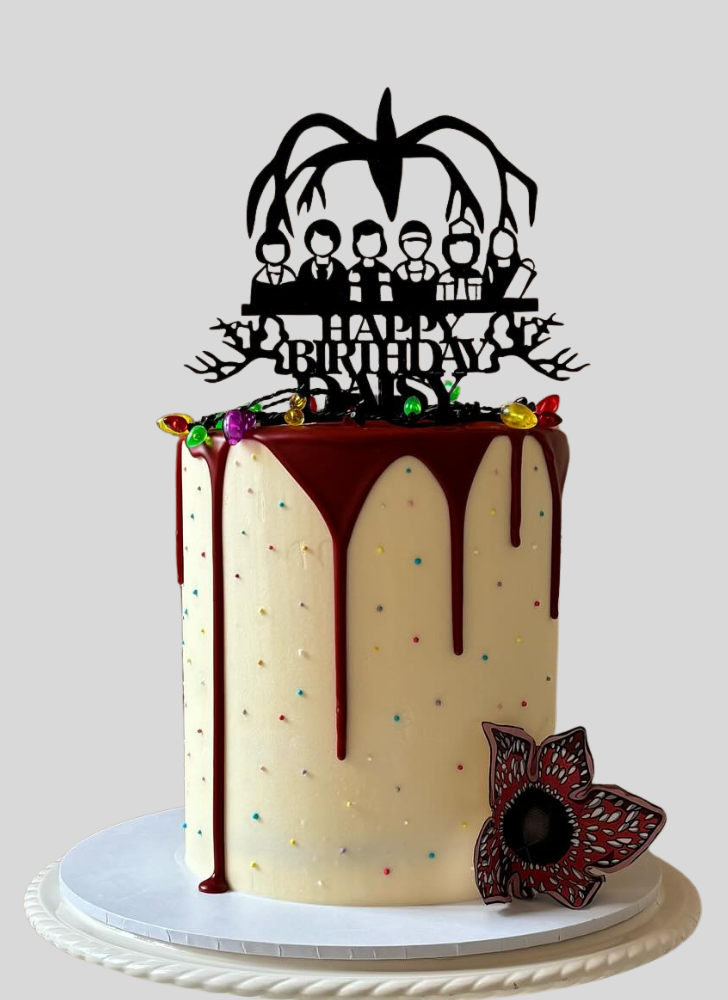 Exquisite Stranger Things Cake