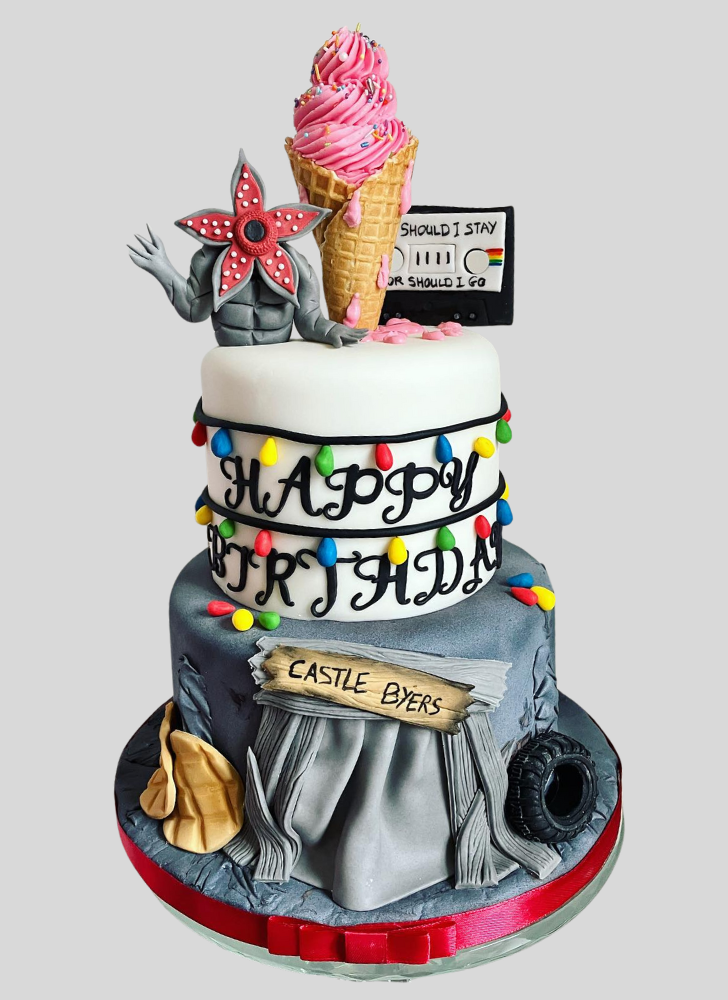 Grand Stranger Things Cake