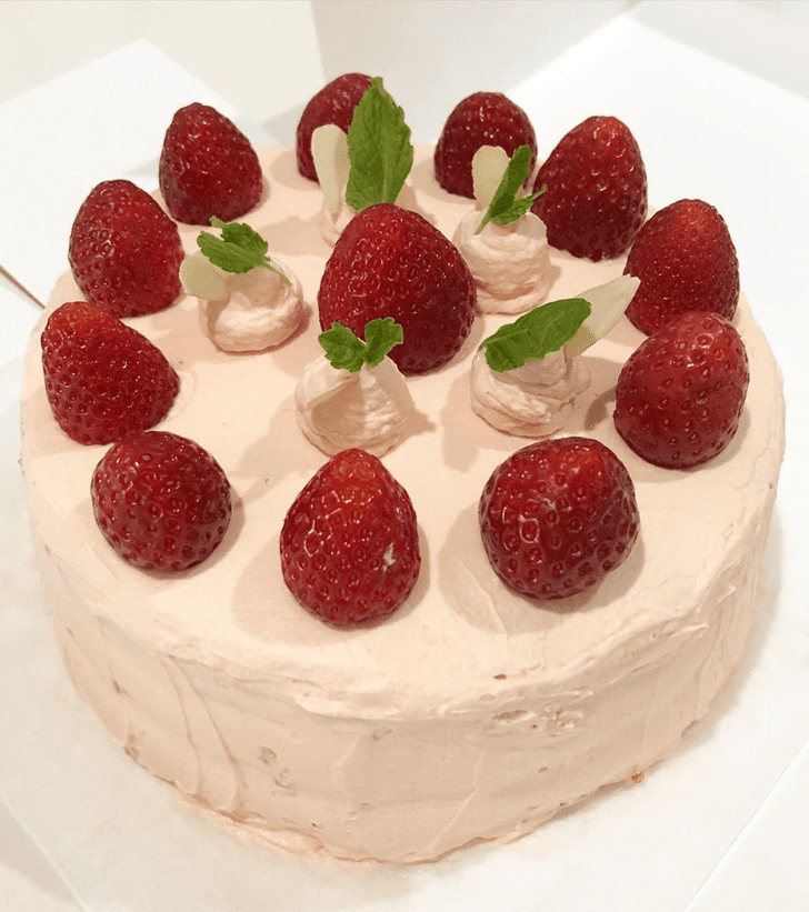 Adorable Strawberry Cake