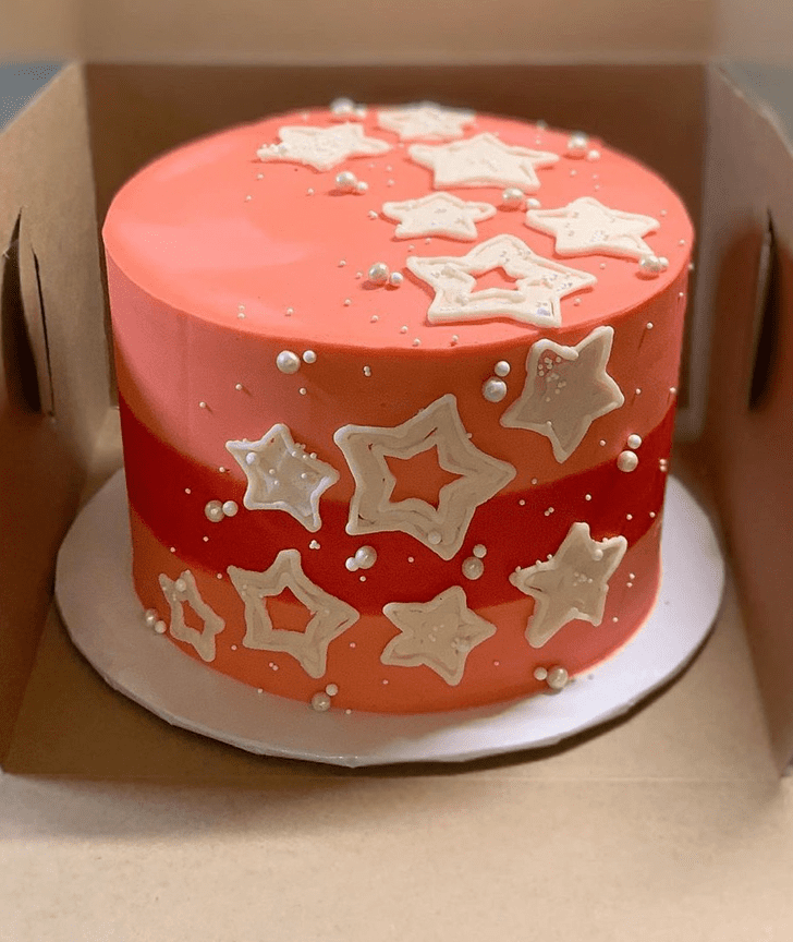 Dazzling Strawberry Cake