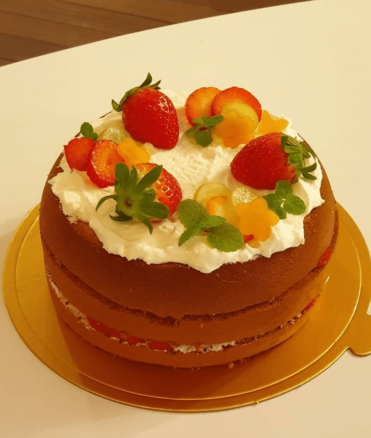 Delicate Strawberry Cake