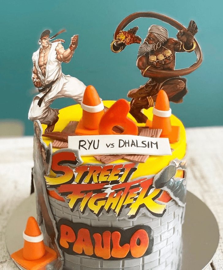 Bewitching Street Fighter Cake