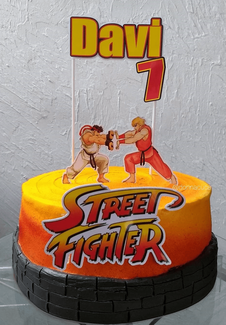 Charming Street Fighter Cake