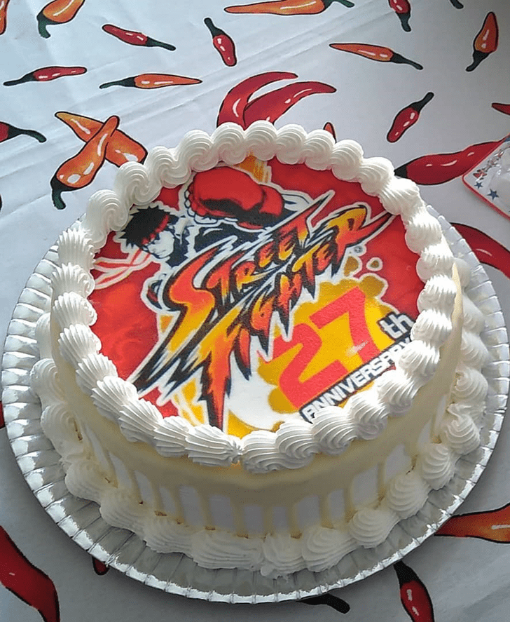 Comely Street Fighter Cake