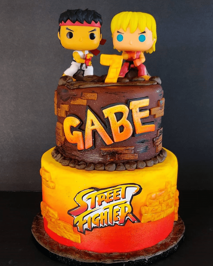 Exquisite Street Fighter Cake