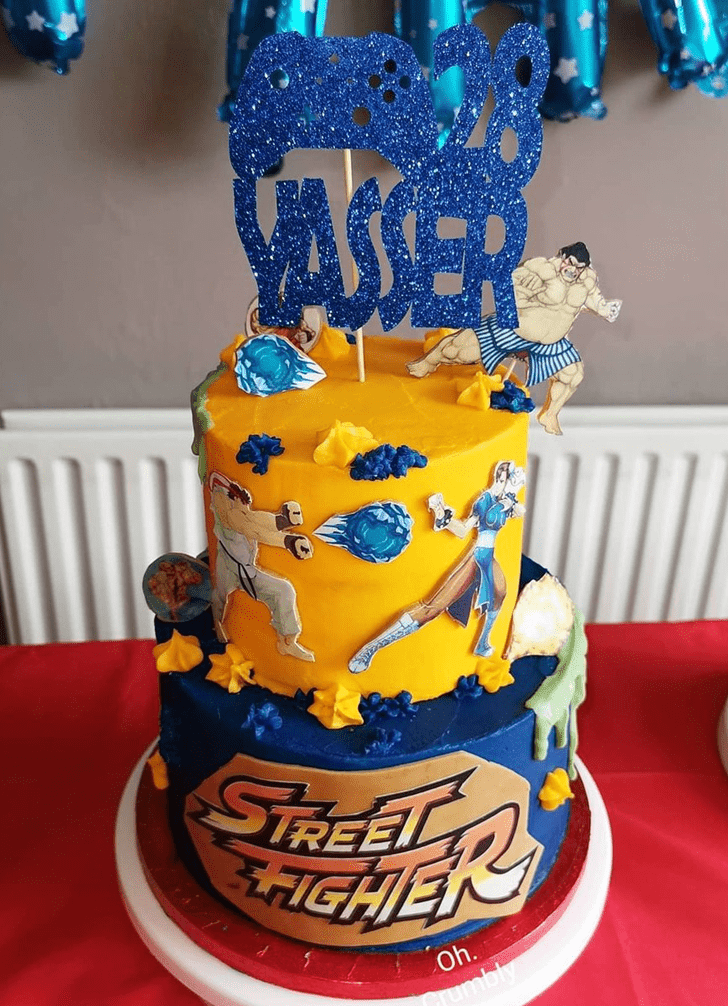 Fair Street Fighter Cake