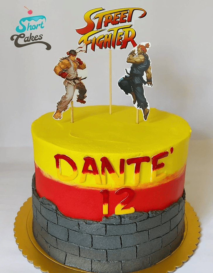 Fine Street Fighter Cake