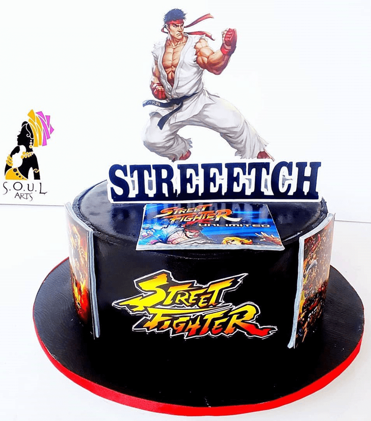 Good Looking Street Fighter Cake