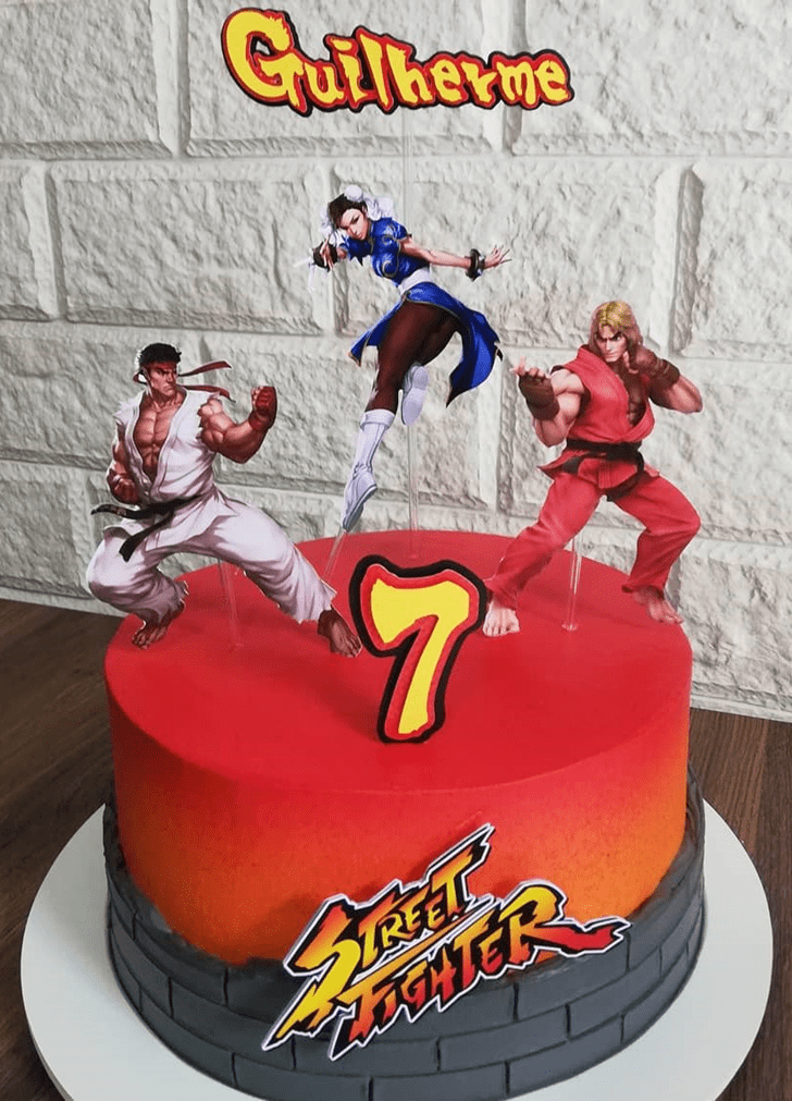 Gorgeous Street Fighter Cake