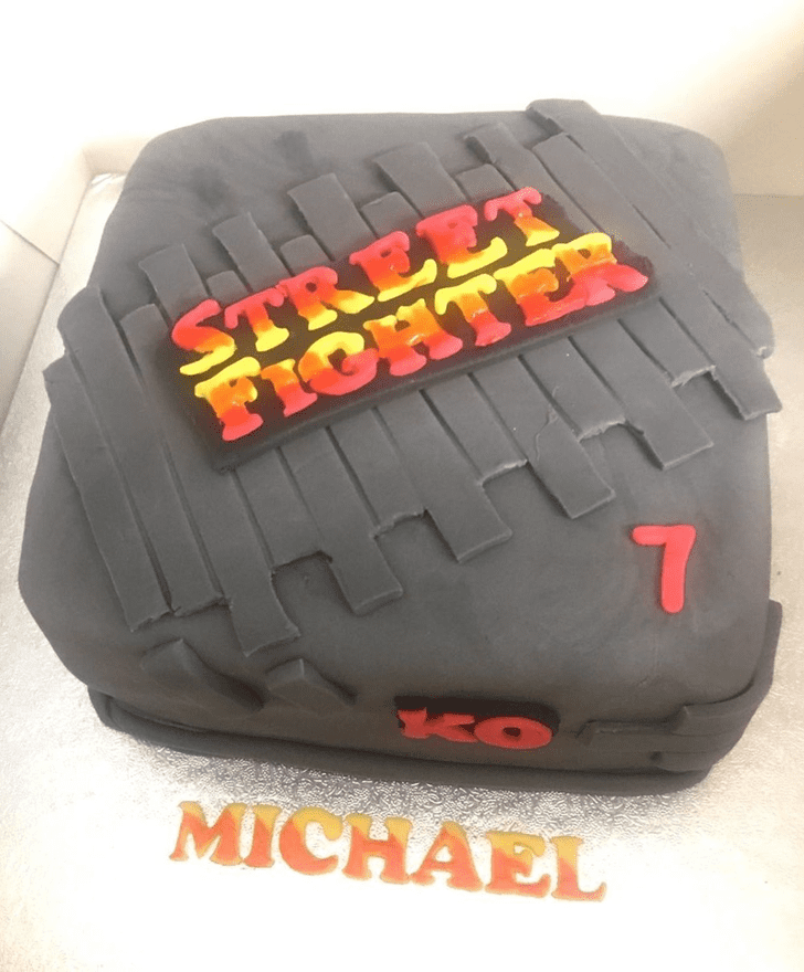 Graceful Street Fighter Cake