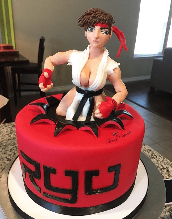 Grand Street Fighter Cake