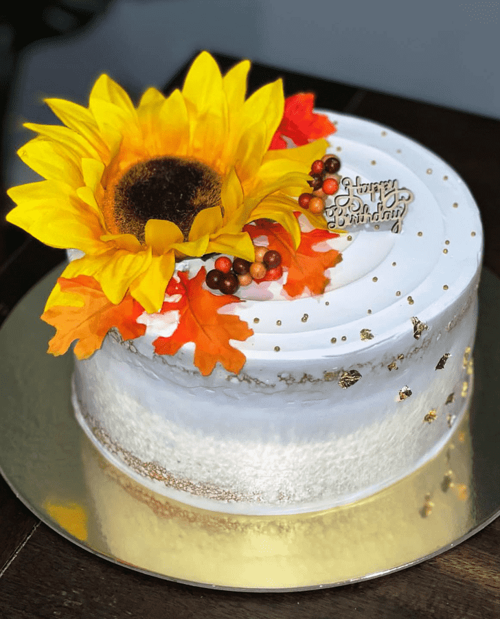 Bewitching Sunflower Cake