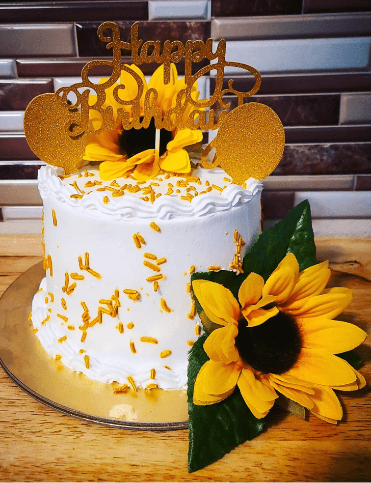 Divine Sunflower Cake