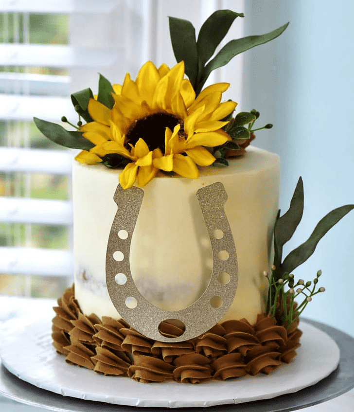 Enticing Sunflower Cake